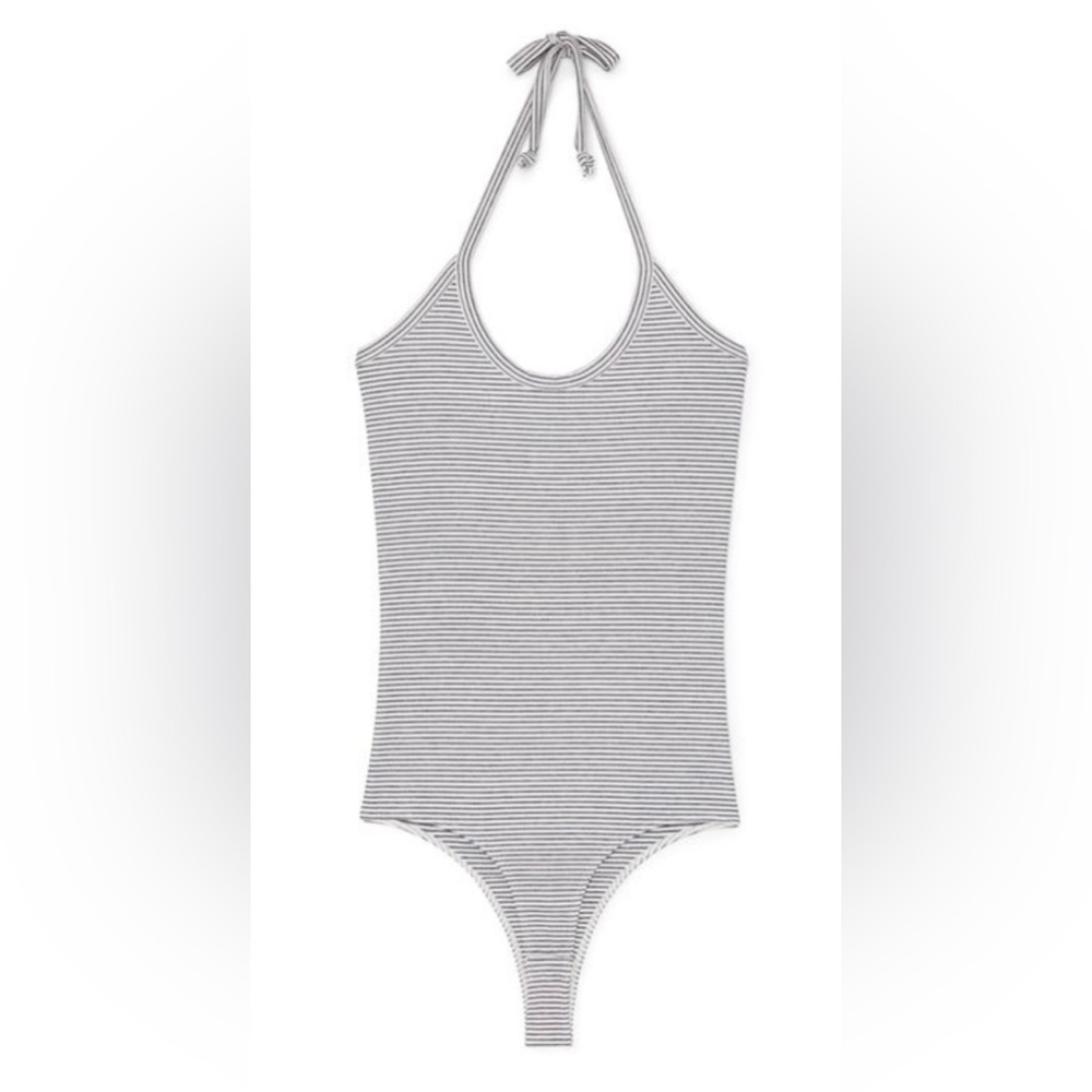 Goop. Johnson Striped Bodysuit